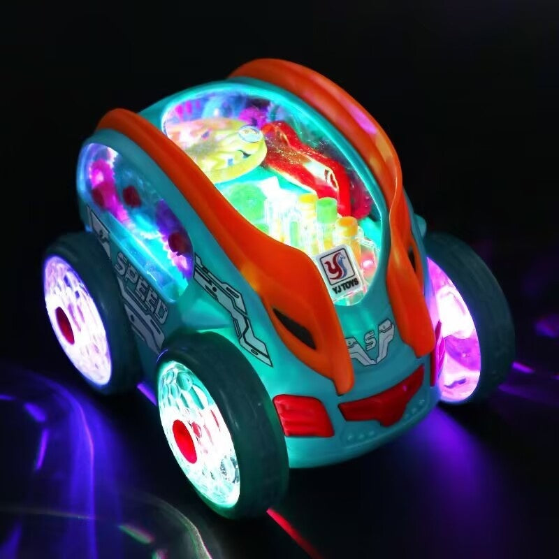 Electric Tumbling Light Music 1-3 Years Old Male And Female Baby Educational Toy Car