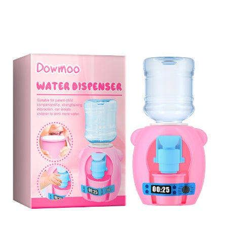 Dowmoo Children's Mini Water Dispenser, Baby Kitchen Toys Mini Fun Every Home Drink Machine Can Water