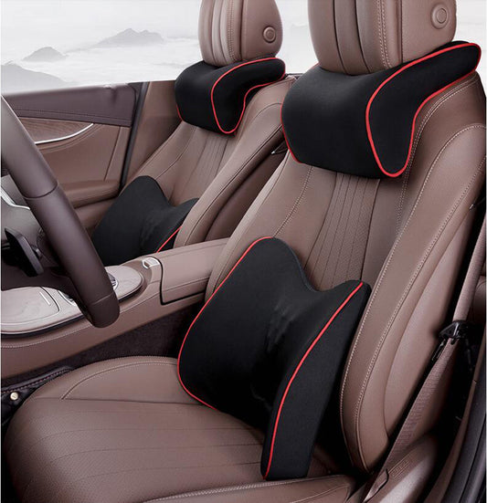 Car Interior Support Massage Lumbar Pad