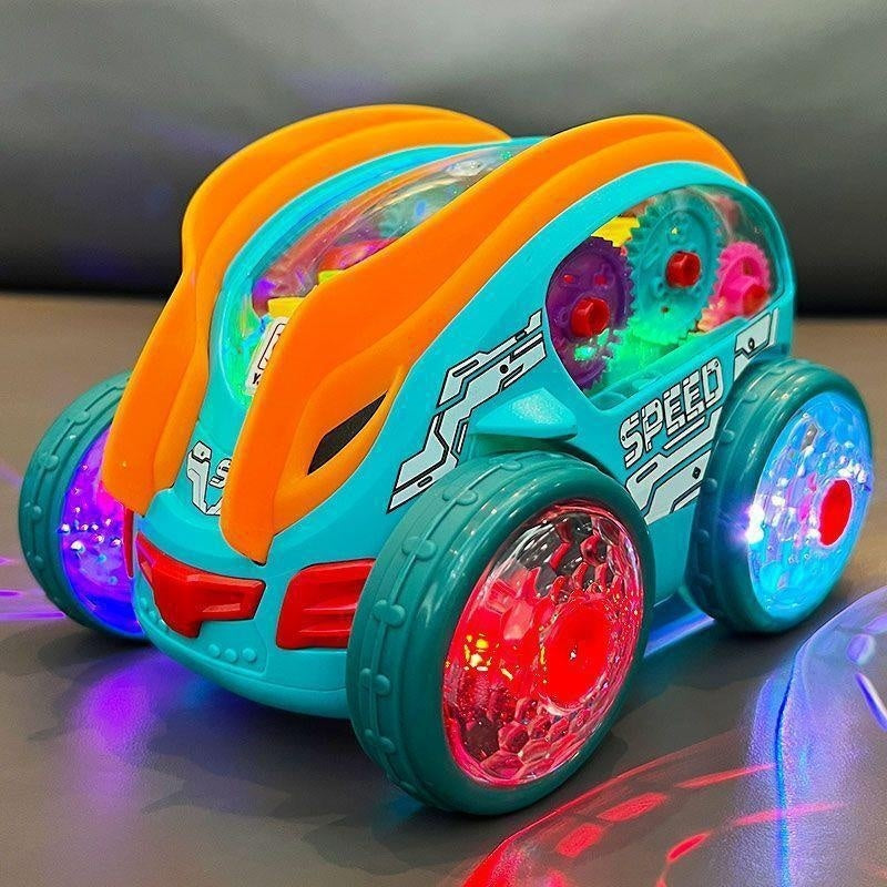 Electric Tumbling Light Music 1-3 Years Old Male And Female Baby Educational Toy Car