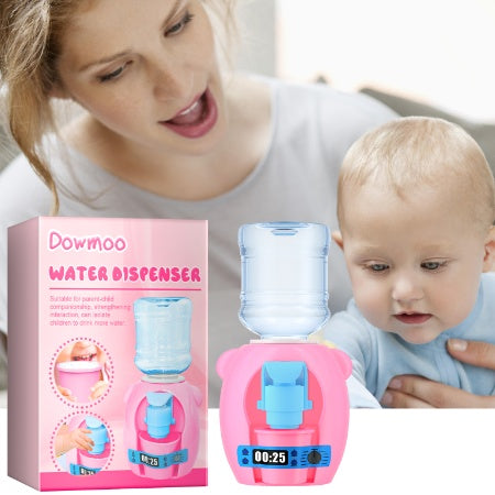 Dowmoo Children's Mini Water Dispenser, Baby Kitchen Toys Mini Fun Every Home Drink Machine Can Water